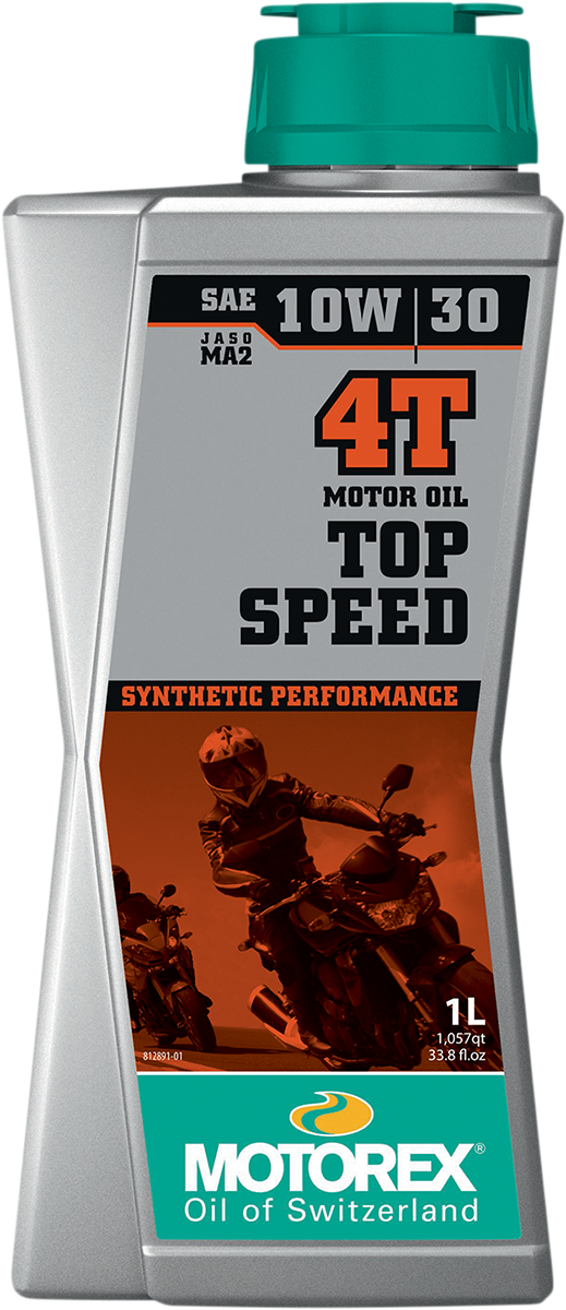 MOTOREX Top Speed Synthetic 4T Engine Oil - 10W-30 - 1L 198479