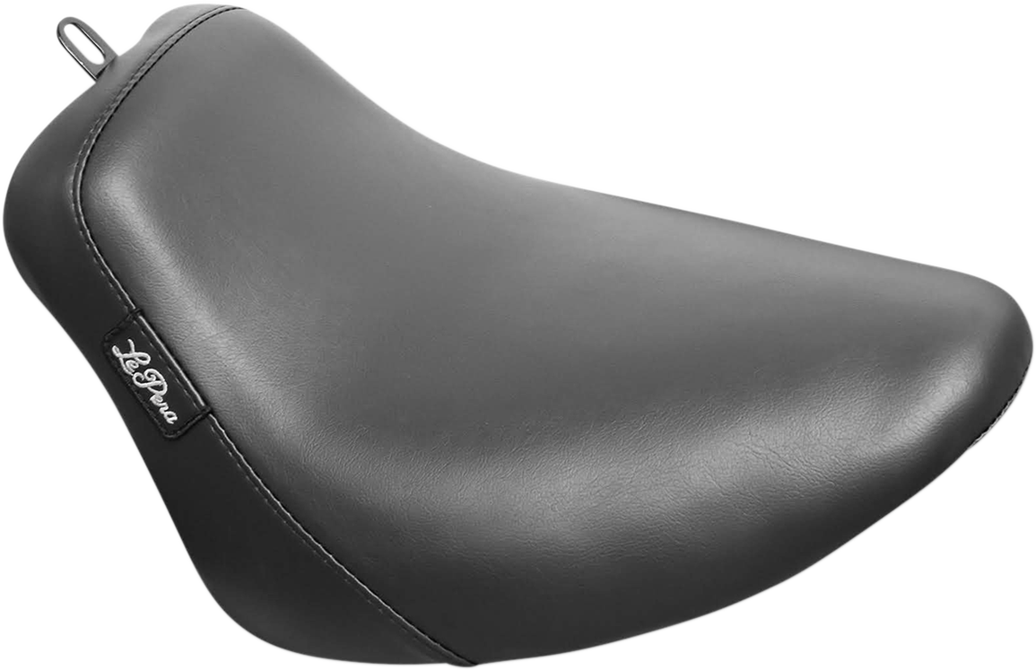 LE PERA Bare Bones Solo Seat - Smooth - Black - Softail LY-007