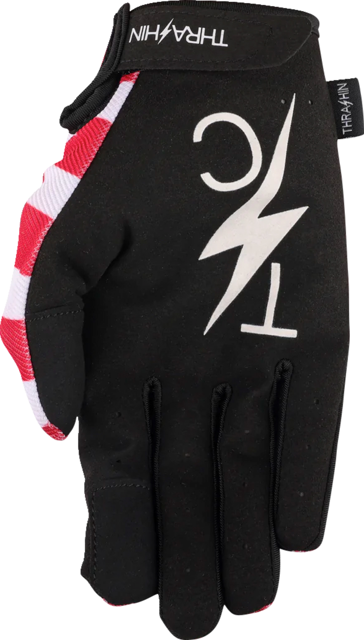 THRASHIN SUPPLY CO. Stars & Bolts Stealth Gloves - Red/Blue - XL SV1-12-11