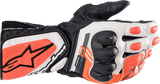 ALPINESTARS SP-8 V3 Gloves - Black/White/Fluo Red - Medium 3558321-1231-M