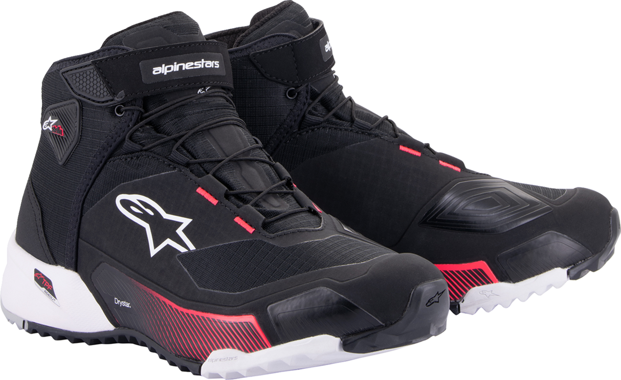 ALPINESTARS Stella CR-X Drystar® Shoes - Black/White/Pink - US 5 261152318325