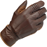 BILTWELL Work Gloves - Chocolate/Suede - XS 1503-0202-001