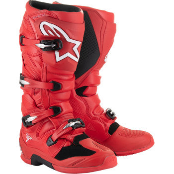 ALPINESTARS Tech 7 Boots - Bright Red - US 8  2012025-3010-8