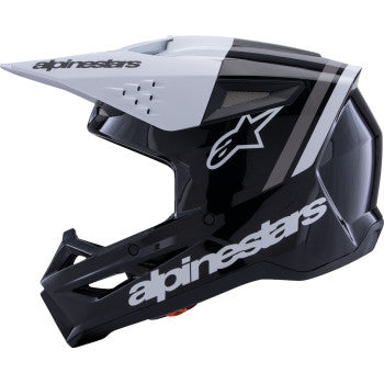 ALPINESTARS SM3 Helmet - Radium - Gloss Black/White/Gray - 2XL 8300826-1546-XXL