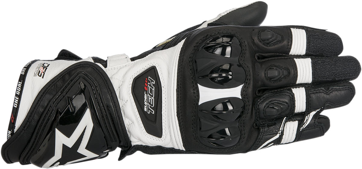 ALPINESTARS Supertech Gloves - Black/White - 3XL 3556017-12-3X