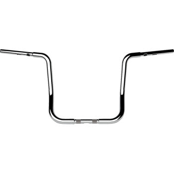 LA CHOPPERS Handlebar - Twin Round - 1-1/4" x 14" - Chrome  Glide   2023-2024 LA-7347-14