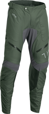 THOR Terrain In-the-Boot Pants - Army Green/Charcoal - 46 2901-10438