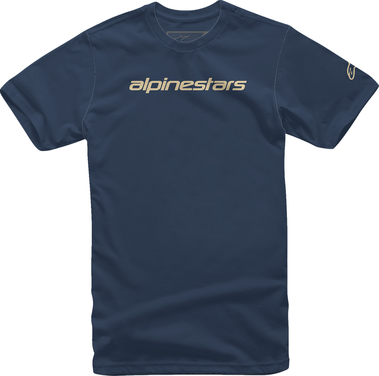 ALPINESTARS Linear Wordmark T-Shirt - Navy/Stone - Medium 1212720207128M