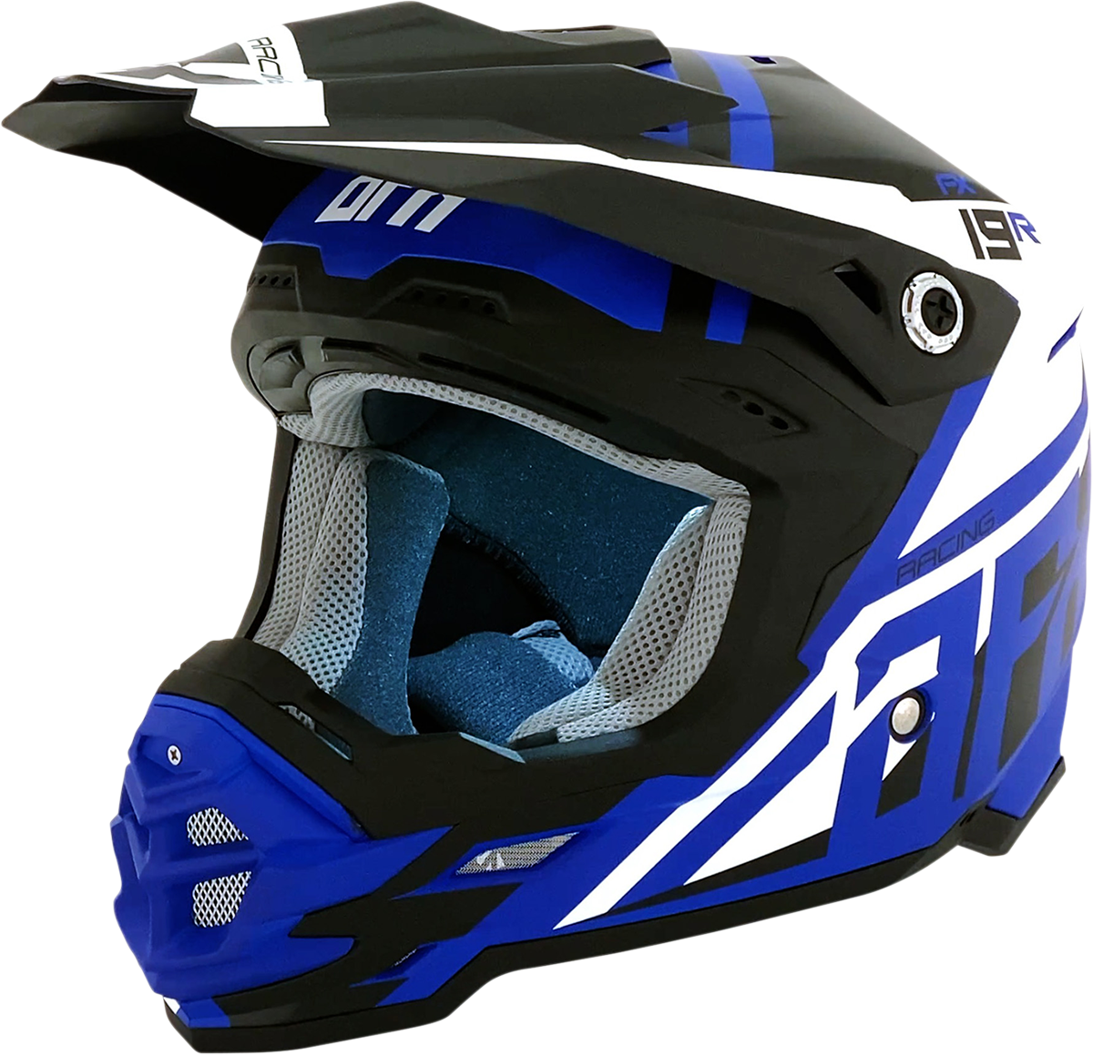 AFX FX-19R Helmet - Racing - Matte Blue - Medium 0110-7069