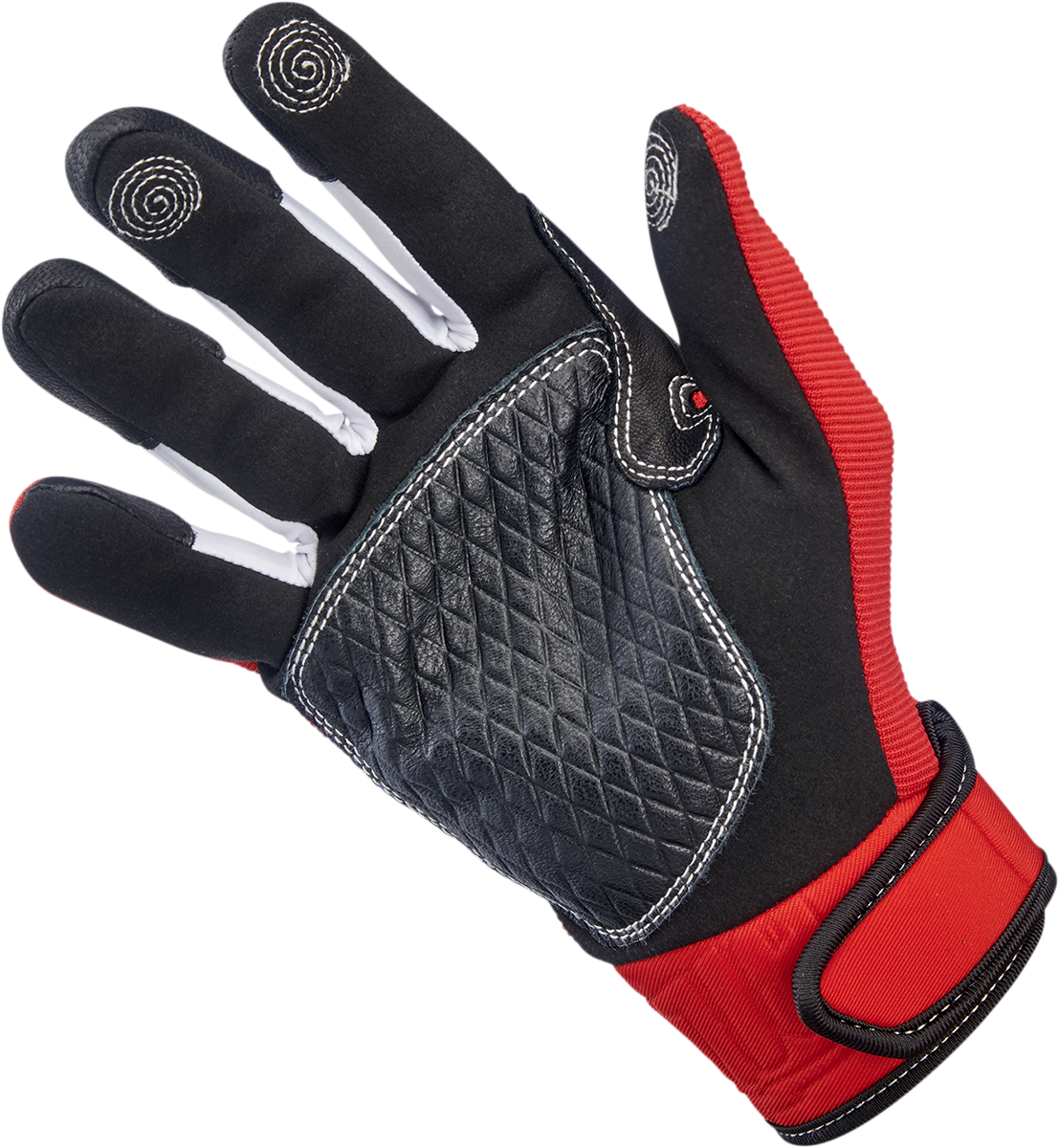 BILTWELL Baja Gloves - Red - Large 1508-0801-304