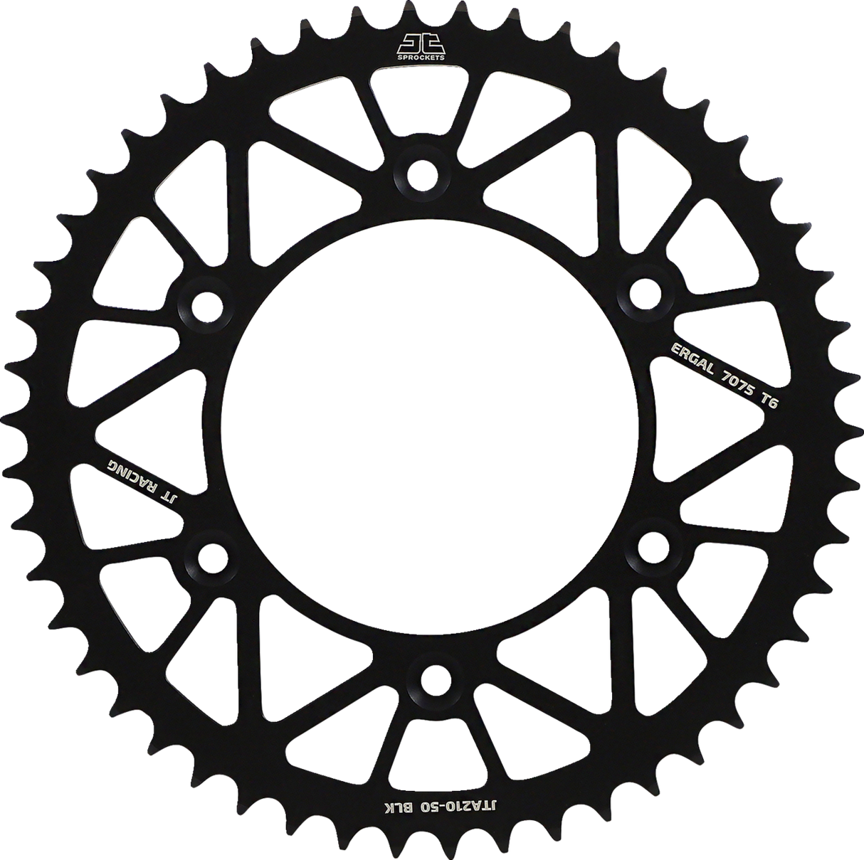 JT SPROCKETS Rear Sprocket - Honda - Black - 50 Tooth JTA210.50BLK