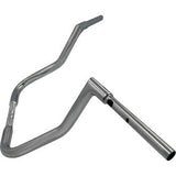 FAT BAGGERS INC. 1-1/4" EZ Install Flat Top Handlebar - Reduced Reach - 13" - Chrome 745013