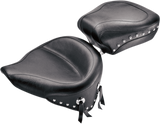 MUSTANG Wide Studded Solo Seat - Softail '84-'99 75506