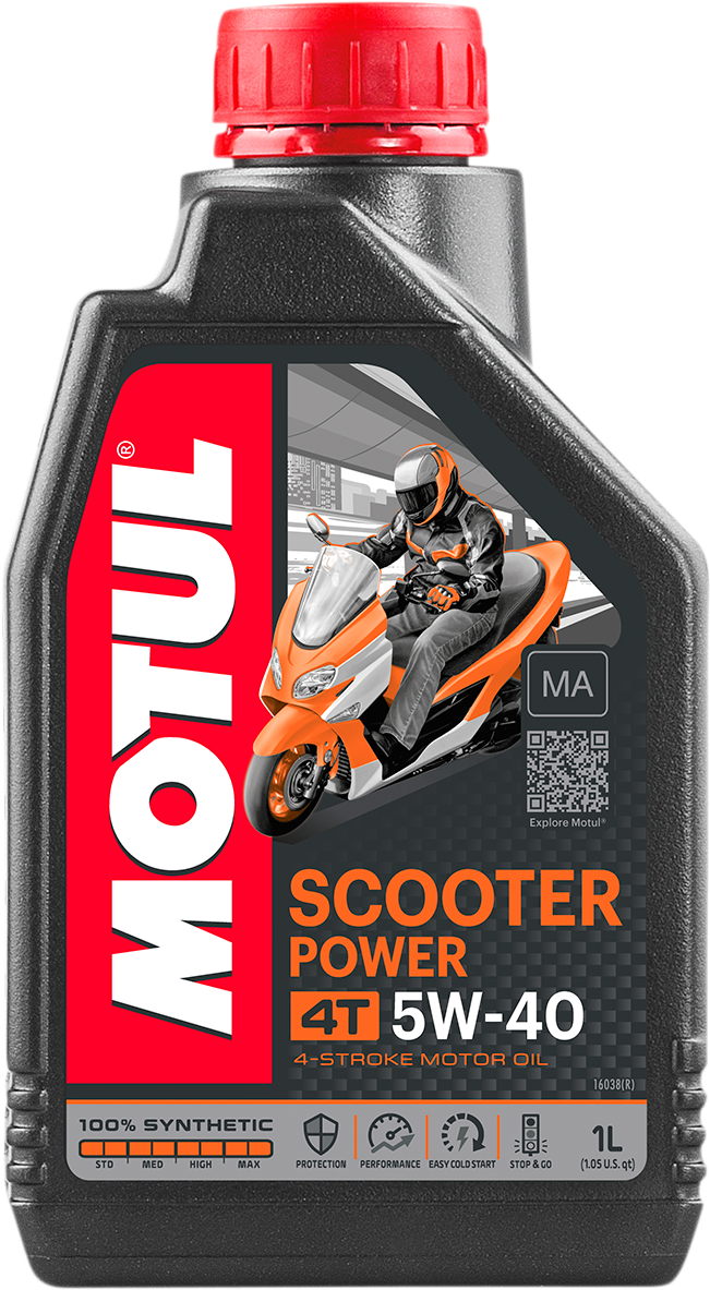 MOTUL Scooter Power 4T Oil - 5W-40 - 1L 105958