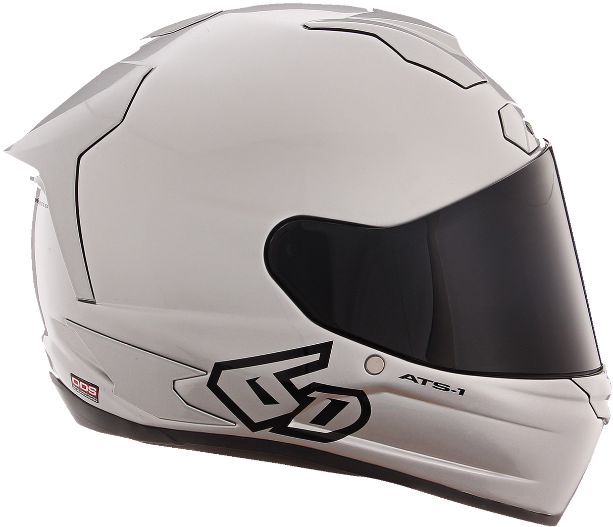 6D ATS-1R Helmet - Gloss Silver - Medium 30-0996