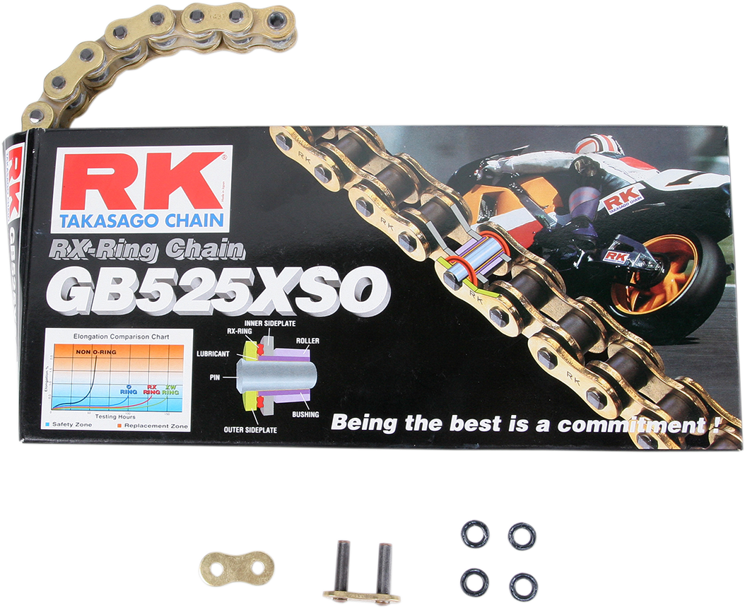 RK GB 525 XSO - Chain - 108 Links GB525XSO-108