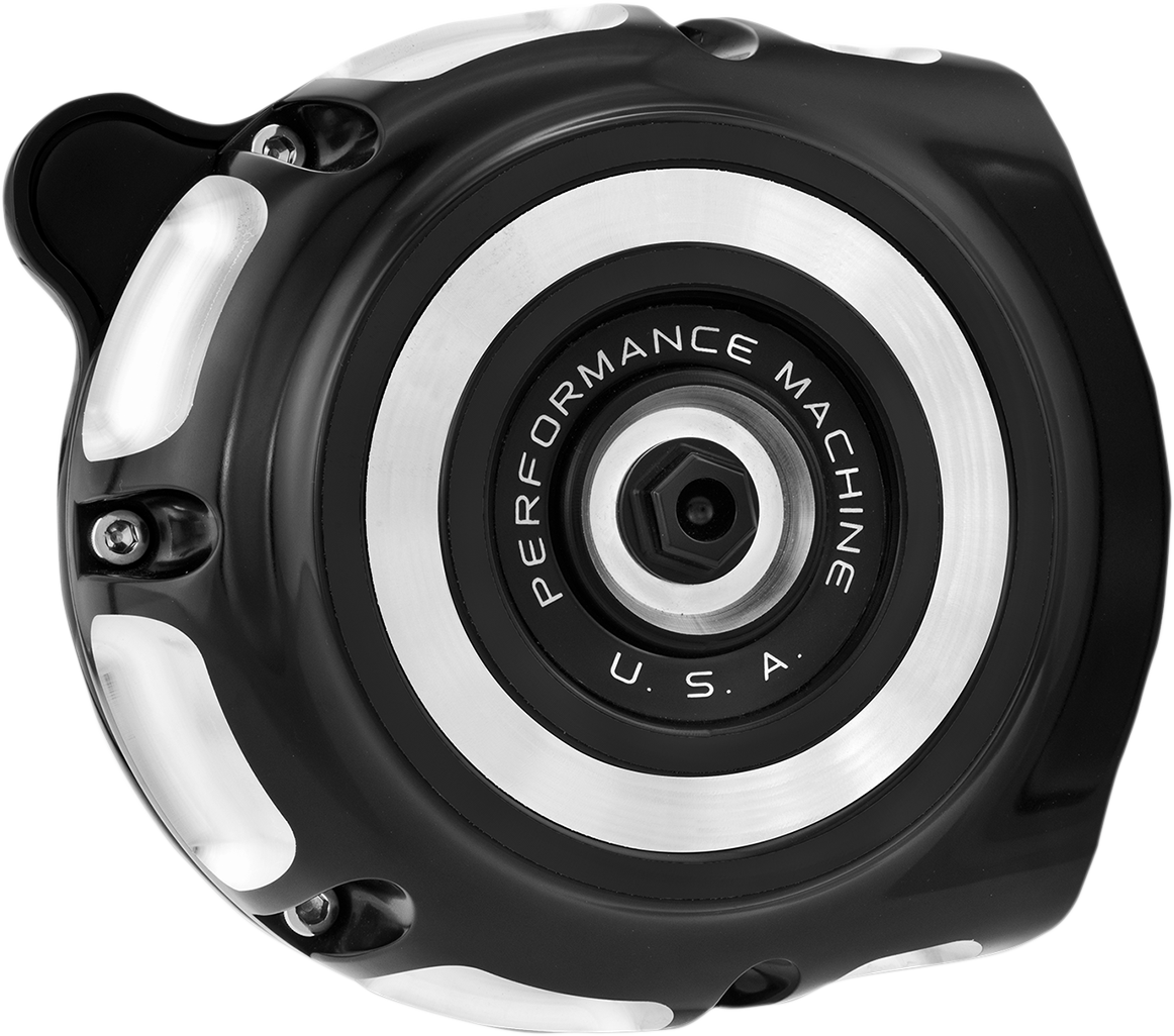 PERFORMANCE MACHINE (PM) Vintage Air Cleaner - Contrast Cut - XL 0206-2132-BM