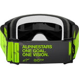 ALPINESTARS GOGGLES Vision 5 Goggle - Hollow - Charcoal/Yellow Fluo - Silver Mirror 5102225-1470