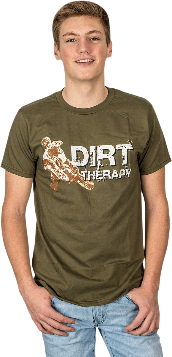 TECMATE Optimate Dirt Therapy T-Shirt - Military Green - XL TA-240MG