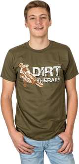 TECMATE Optimate Dirt Therapy T-Shirt - Military Green - Large TA-239MG