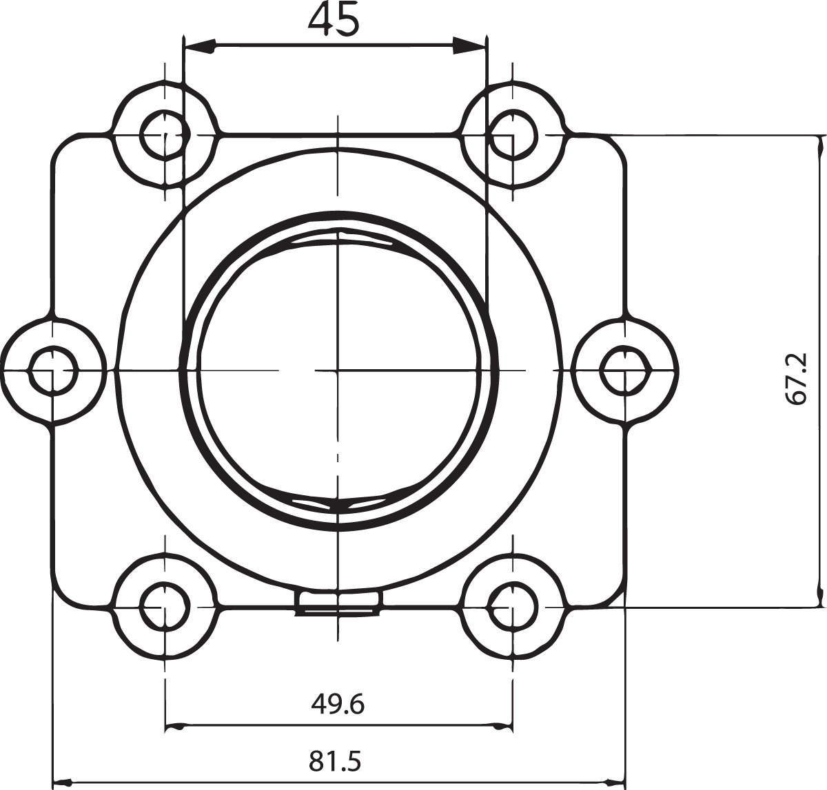 KIMPEX Carburetor Flange - Arctic Cat 301742