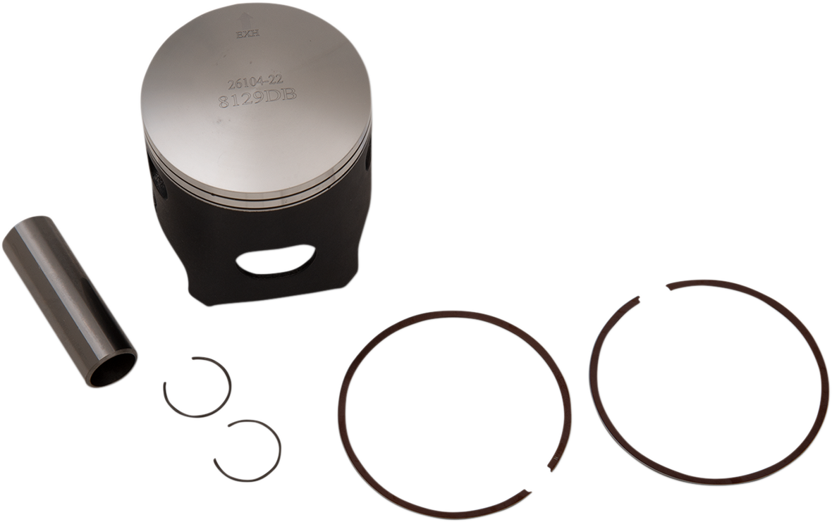 WOSSNER Piston Kit - KX250 - 67.35 mm 8129DB