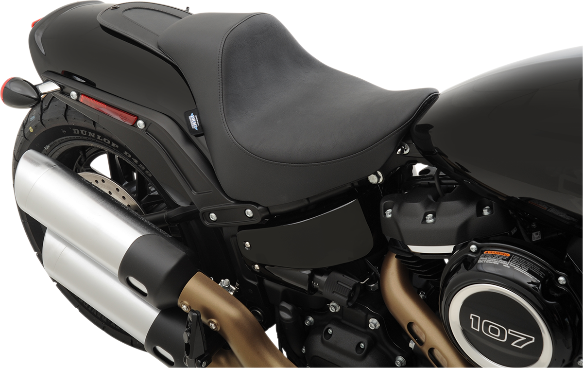 DRAG SPECIALTIES EZ-Solo Seat - Smooth - Vinyl - FXFB/S '18-'22 ACT EZ-ON STYLE 0802-1126