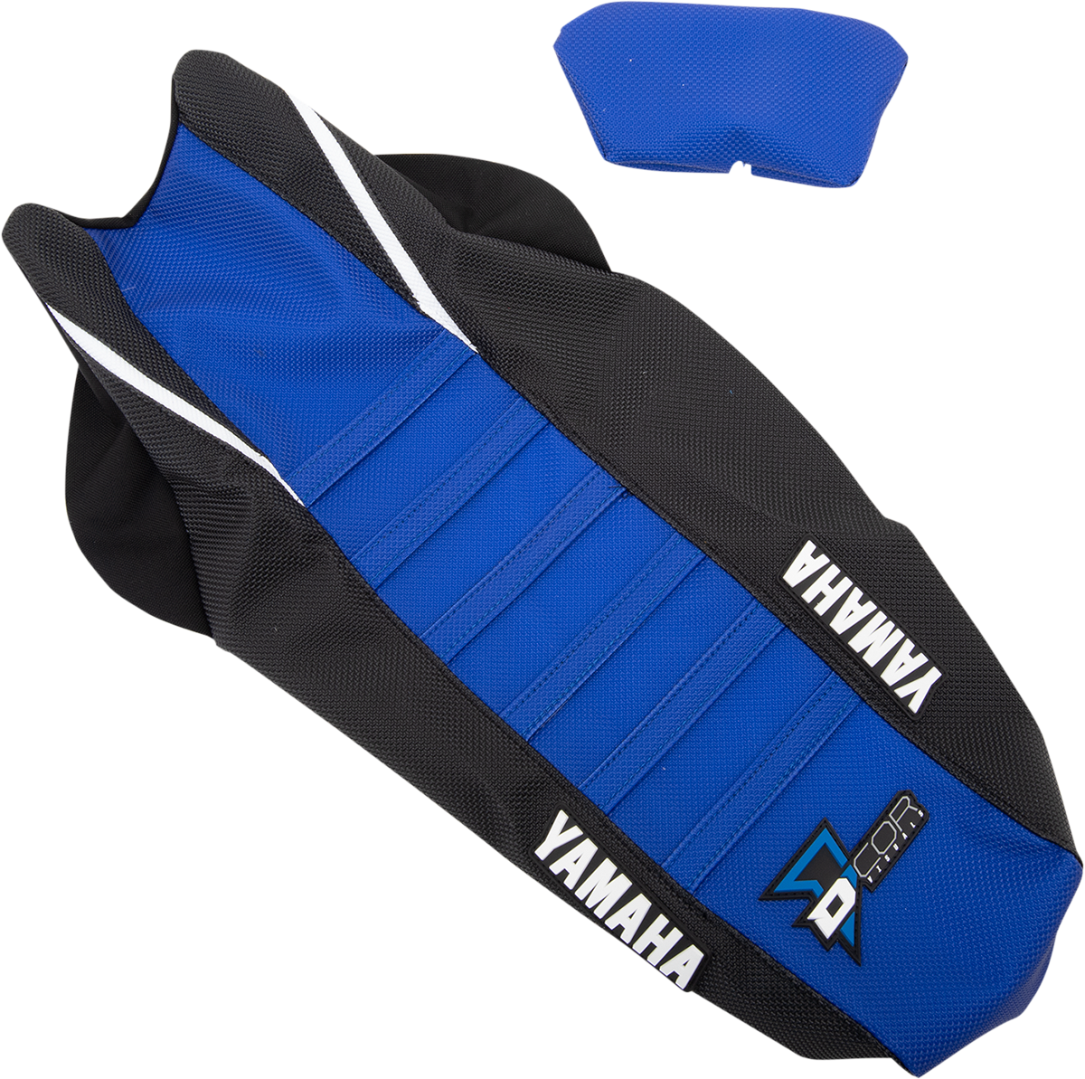 D'COR VISUALS Seat Cover - Black/Blue - YZ250F/450F '18-'23 30-50-483