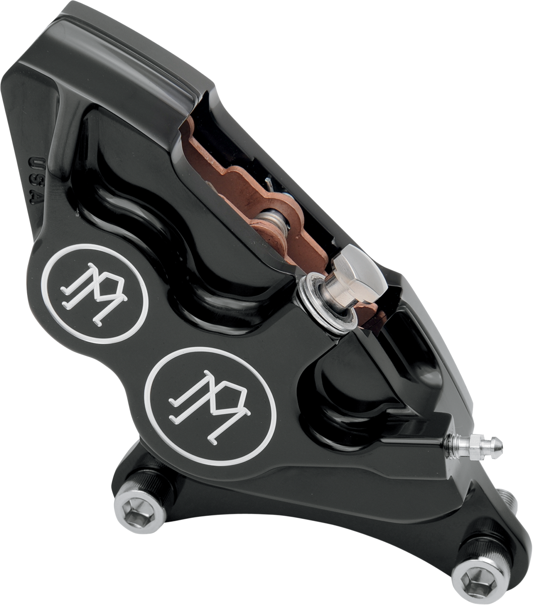 PERFORMANCE MACHINE (PM) 4-Piston Caliper - Front Left - Contrast Cut - 11.5" 0053-2915-BM