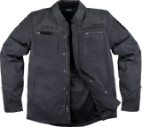 ICON Upstate Canvas National Jacket - Black - Small 2820-6560