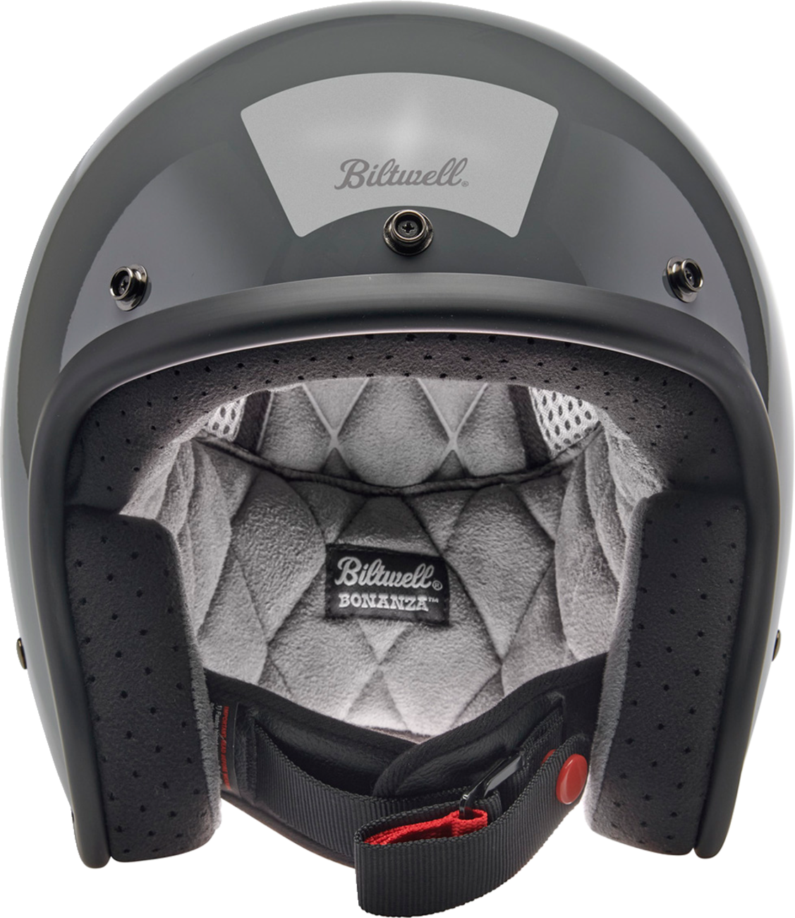 BILTWELL Bonanza Helmet - Gloss Storm Gray - Large 1001-165-204