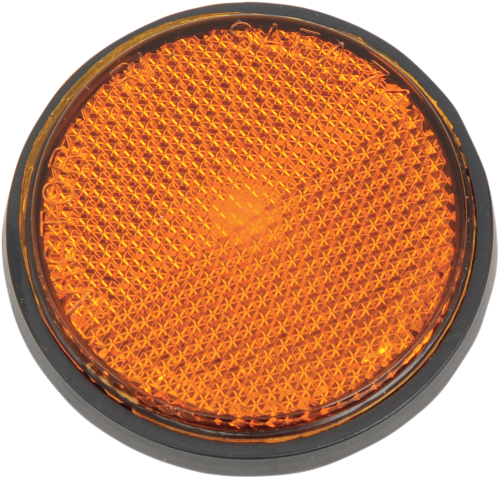 CHRIS PRODUCTS Reflector - Adhesive Back - Amber RR2A