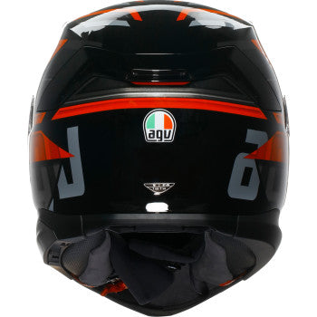 AGV K7 Helmet - Taurax - Black/Red - Large 0101-17996