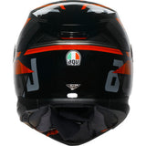 AGV K7 Helmet - Taurax - Black/Red - Large 0101-17996
