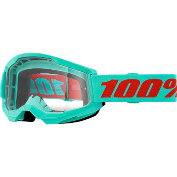 100% Strata 2 Goggle - Maupiti - Clear 50027-00020