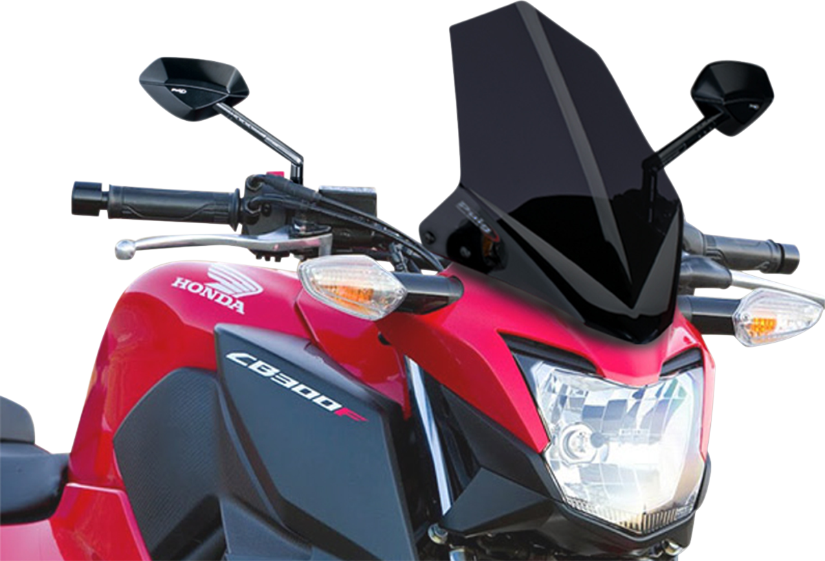 PUIG HI-TECH PARTS New Generation Windscreen - Dark Smoke - CB300F 7655F