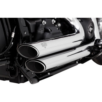 VANCE & HINES Shortshots Staggered Exhaust System - Chrome 17333-22