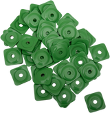 WOODY'S Support Plates - Green - Square - 48 Pack ASG-3780-48