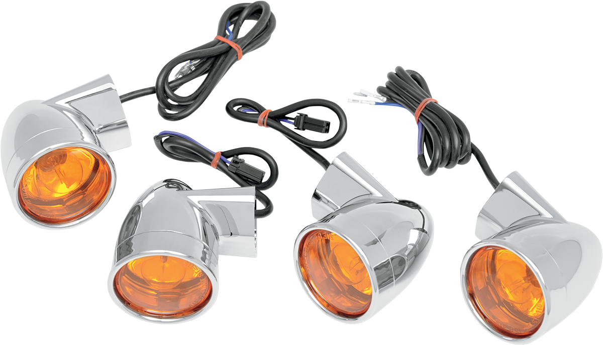 DRAG SPECIALTIES Bullet Turn Signal Lights FLT 12-0224