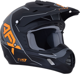 AFX FX-17 Helmet - Aced - Matte Black/Orange - XL 0110-6507