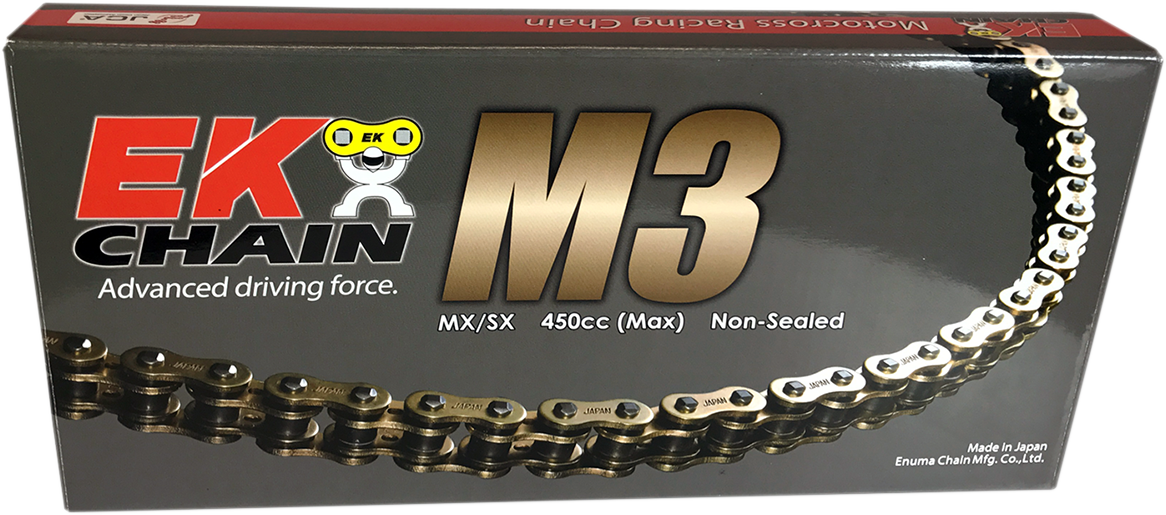 EK 520 M3 - Chain - 120 Links - Gold 520M3-120G