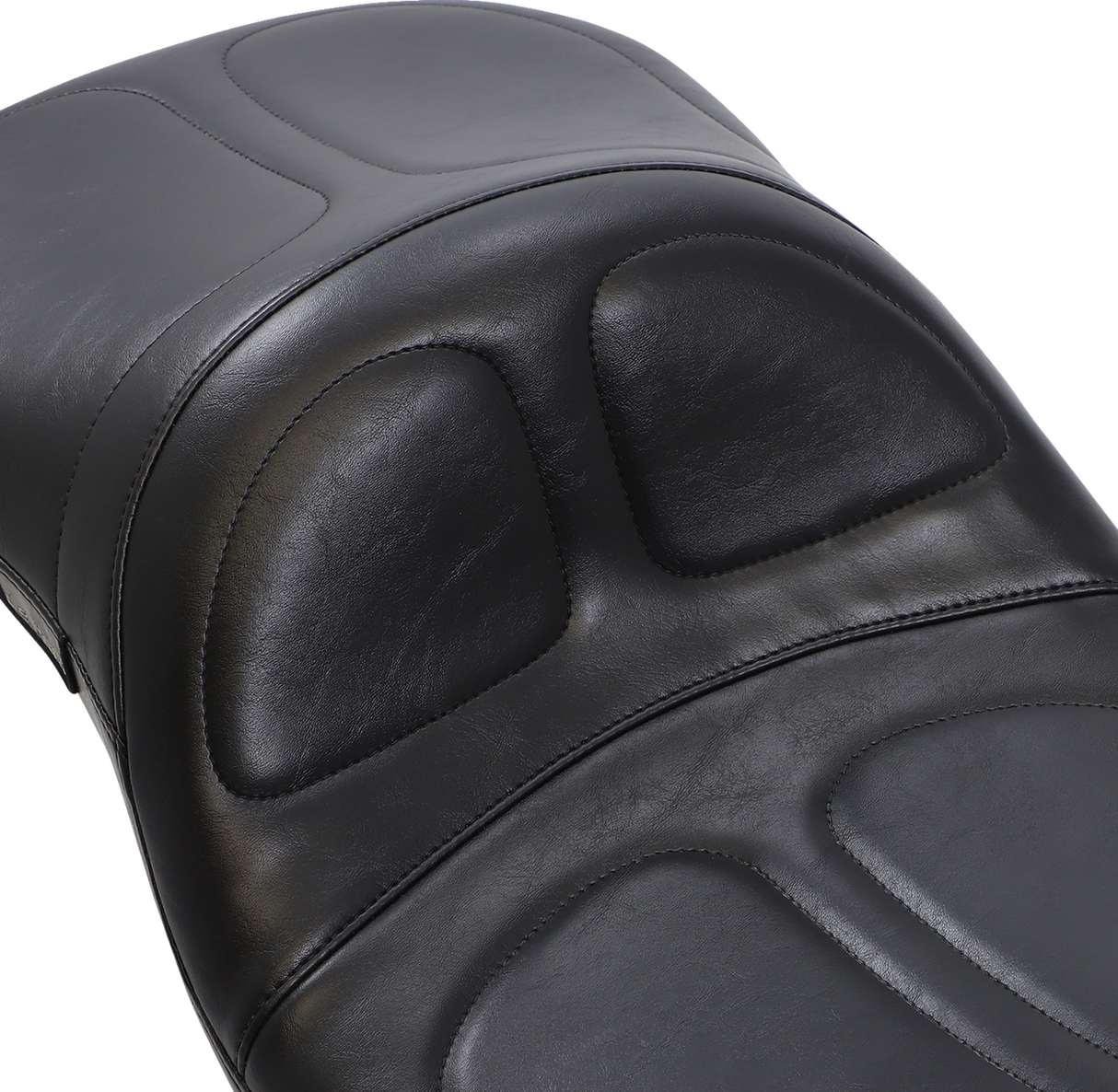 LE PERA Maverick Daddy Long Legs Seat - Black - Stitched - FLT '97-'01 LN-957DL