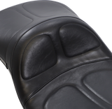 LE PERA Maverick Daddy Long Legs Seat - Black - Stitched - FLT '97-'01 LN-957DL