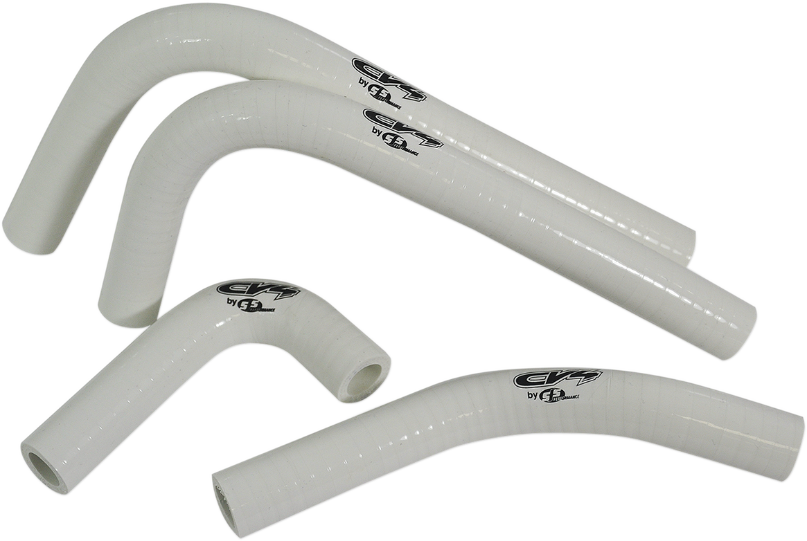 CV4 Radiator Hose Kit - White - Kawasaki SFSMBC267W