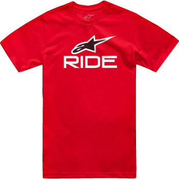 ALPINESTARS Ride 4.0 T-Shirt - Rot/Weiß/Schwarz - 2XL 1214-73112-321-2XL