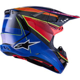 ALPINESTARS Supertech M10 Helmet - MIPS® - Era - Gloss Blue/Red/Yellow Fluo - 2XL 8301223-7356-XXL