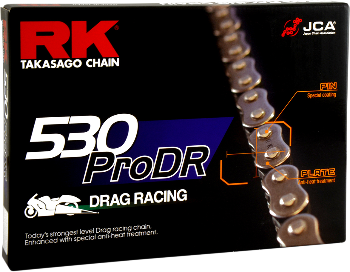 RK 530 Pro DR - Drag Racing Chain - 120 Links 530PRODR-120