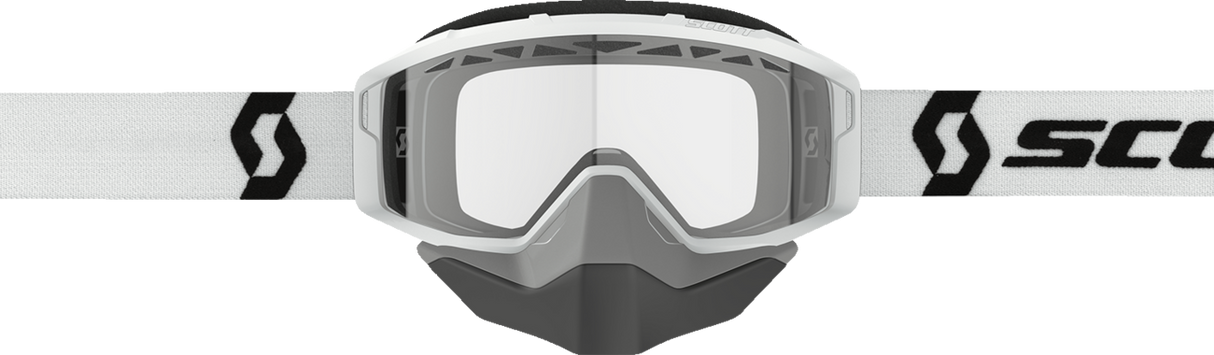 SCOTT Primal Snow Cross Goggle - White - Clear 278606-0002043