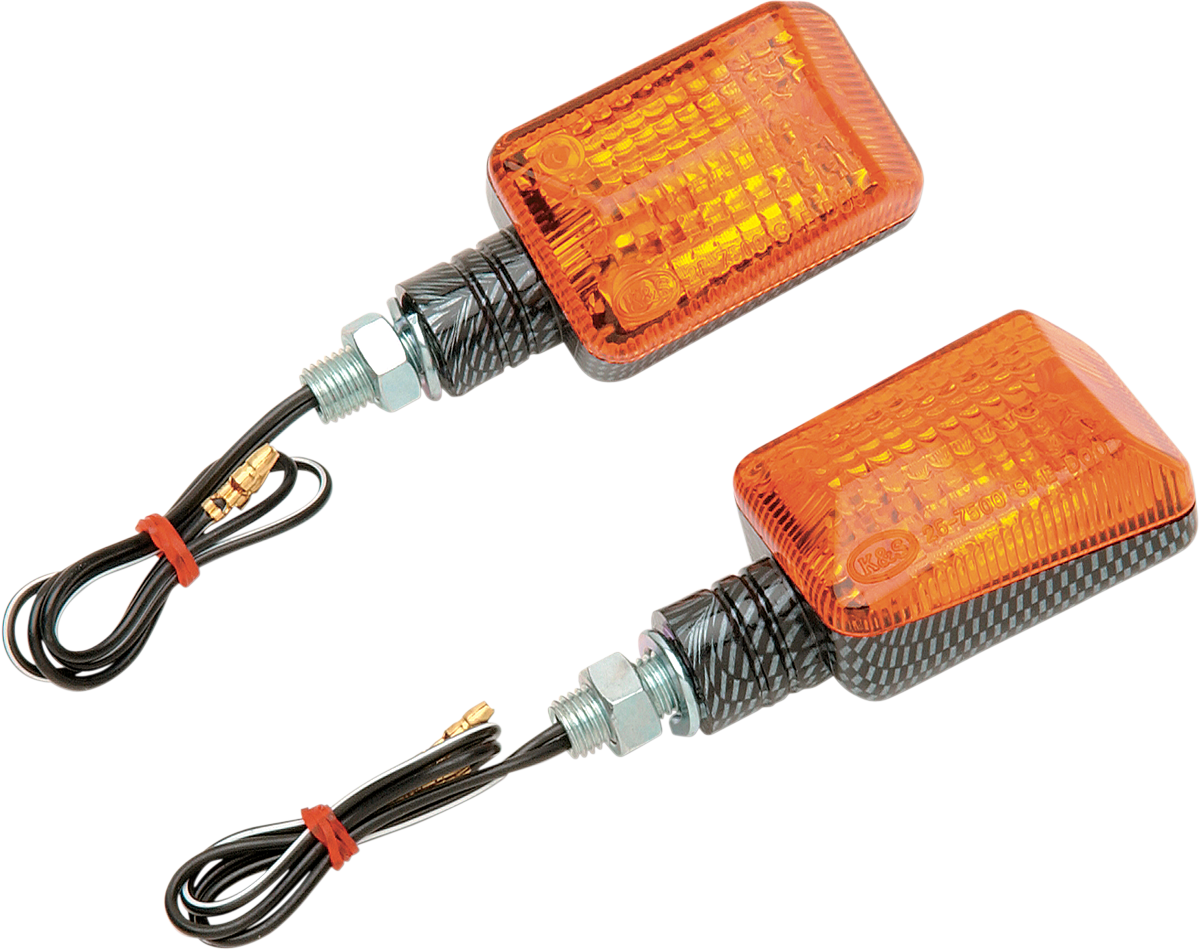 K&S TECHNOLOGIES DOT Marker Light - Ministalk - Carbon Fiber 25-7501