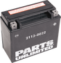 Parts Unlimited Agm Battery - Ytx20hl-Bs .948 L Ctx20hl-Bs